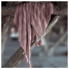 Плед Sofi De MarkO Вязка 220х240 см, розовый