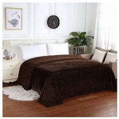 Плед Sofi De MarkO Орфей 160х220 см, шоколадный