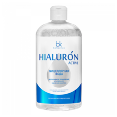 Belkosmex мицеллярная вода Hialuron Active Интенсивное увлажнение Мгновенное удаление макияжа, 500 мл