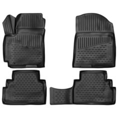 Комплект ковриков ELEMENT 3D02279210 Kia Soul 4 шт. черный