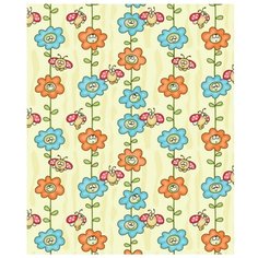 Одеяло Baby Nice D221511/10 Божья коровка на цветке 100х118 см желтый