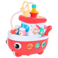 Развивающая игрушка Smart Baby Корабль красный