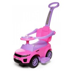 Каталка-толокар Baby Care Sport Car (614W) со звуковыми эффектами розовый