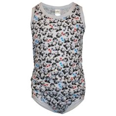 Комплект нижнего белья N.O.A. размер 36, серый/набивка NOA