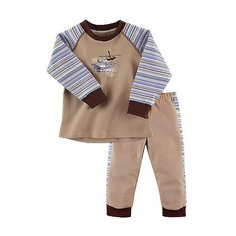 Пижама Наша мама размер 92, бежевый