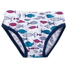 Трусы Bossa Nova размер 28, белый/синий/красный