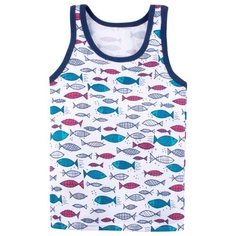 Майка Bossa Nova размер 28, белый/голубой