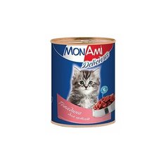 Корм для кошек MonAmi с говядиной 350 г