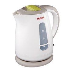 Чайник Tefal KO 299 Express Plastic, белый/бежевый