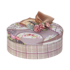 РЕМЕКО Шкатулка для украшений 219458 бежевый/фиолетовый