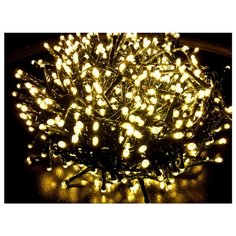 Гирлянда Winter Glade светодиодная 1100 см (CK550), 550 ламп, теплый белый/зеленый провод