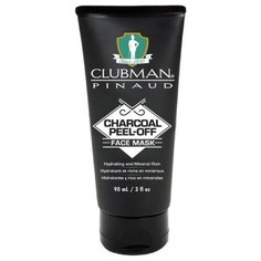 Clubman Маска Pinaud Charcoal Peel-Off Face Mask очищающая черная на основе угля, 90 мл
