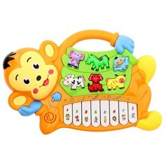 Smart Baby пианино Обезьяна JB0333396 оранжевый