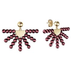 Misaki Серьги Rise Pearls Red ERISEPEARLRED R/G