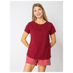 Комплект Vis-a-Vis размер XXL красный (wine/toffee)