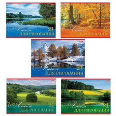 Альбом для рисования Hatber Русские просторы 29.7 х 21 см (A4), 100 г/м², 24 л.