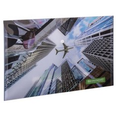 БизнесменЮ Папка-конверт с кнопкой А4, 160 мкм, пластик серый