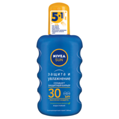 Nivea Солнцезащитный спрей Защита и увлажнение SPF 30 200 мл