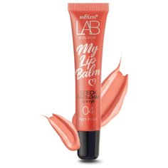 Bielita Блеск-бальзам для губ My Lipbalm, 04 fizzy peach