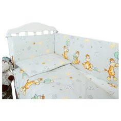 Сонный Гномик комплект Жирафик (6 предметов) серый