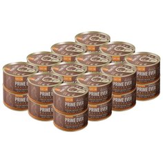 Корм для кошек Prime Ever 1A Delicacy беззерновой, с курицей, с тунцом, с креветками 24шт. х 80 г (мусс)