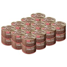 Корм для кошек Prime Ever 2A Delicacy беззерновой, с тунцом, с креветками 24шт. х 80 г (мусс)