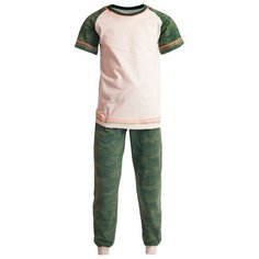 Пижама N.O.A. размер 42, бежевый/зеленый NOA