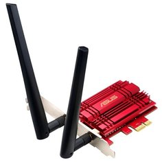 Wi-Fi адаптер ASUS PCE-AC56 красный/черный