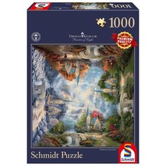 Пазл Schmidt Томас Кинкейд Церковь в горах Время года (59295), 1000 дет.