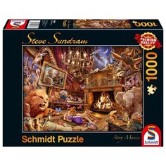 Пазл Schmidt Ст. Сандрам Книжная магия-коллаж (59661), 1000 дет.
