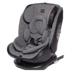 Автокресло группа 0/1/2/3 (до 36 кг) Baby Care Shelter Isofix, эко-серый бамбук