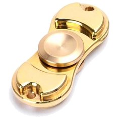 Спиннер EDC Toys двойной овальный золотистый
