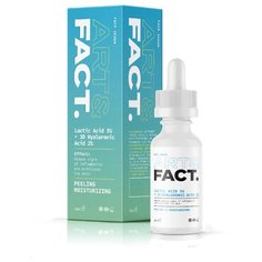 ART&FACT Пилинг-сыворотка для лица Lactic Acid 5% + 3D Hyaluronic Acid 2% с молочной и гиалуроновой кислотой 30 мл
