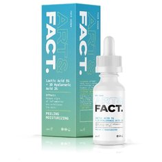 ART&FACT Пилинг-сыворотка для лица Lactic Acid 5% + 3D Hyaluronic Acid 2% с молочной и гиалуроновой кислотой 30 мл