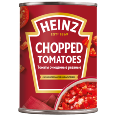 Томаты очищенные резаные Heinz жестяная банка 400 г