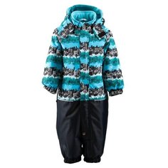 Комбинезон KERRY WAVE K19005 размер 86, 06350 бирюзовый/черный