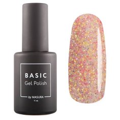 Гель-лак для ногтей Masura Basic, 11 мл, оттенок Нежный Твид