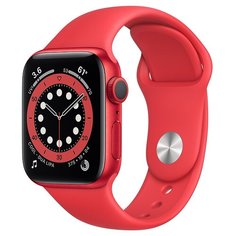 Умные часы c GPS Apple Watch Series 6 GPS 40mm Aluminum Case with Sport Band (PRODUCT)RED