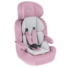 Автокресло группа 1/2/3 (9-36 кг) Lider Kids City Travel Denim, розовый/серый