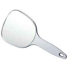 Зеркало косметическое с ручкой Dewal Beauty MR-9M17 серебристый
