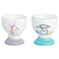 Подставка для яйца Elan gallery Кролик 110863, 2 шт. разноцветный