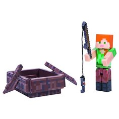 Игровой набор Jazwares Minecraft Алекс с лодкой 16491