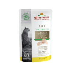 Корм для кошек Almo Nature HFC Natural Plus с куриными бедрышками 55 г
