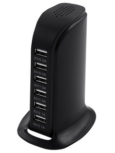 Зарядное устройство mObility mt-29 6xUSB 6А Black УТ000018575