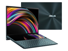 Ноутбук ASUS Zenbook Duo UX481FL-BM024TS Celestial Blue 90NB0P61-M01510 Выгодный набор + серт. 200Р!!!(Intel Core i5-10210U 1.6 GHz/16384Mb/512Gb SSD/nVidia GeForce MX250 2048Mb/Wi-Fi/Bluetooth/Cam/14.0/1920x1080/Windows 10 Home 64-bit)