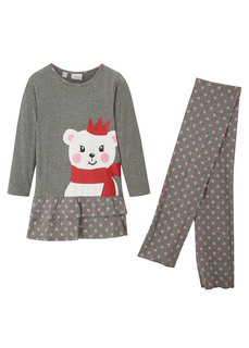 Платье и шарф для девочки (2 изд.) Bonprix