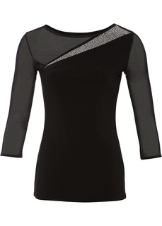 Футболка со стразами Bonprix