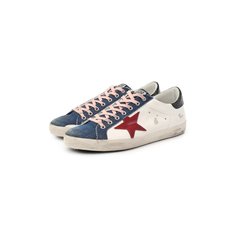 Комбинированные кеды Superstar Golden Goose Deluxe Brand