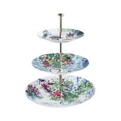 Этажерка 3-х ярусная Les Bouquets de Fleurs de Marc Chagall Bernardaud