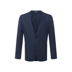Пиджак из хлопка и шерсти Canali